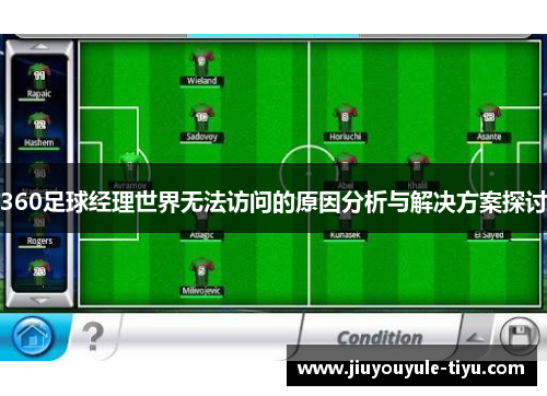 360足球经理世界无法访问的原因分析与解决方案探讨